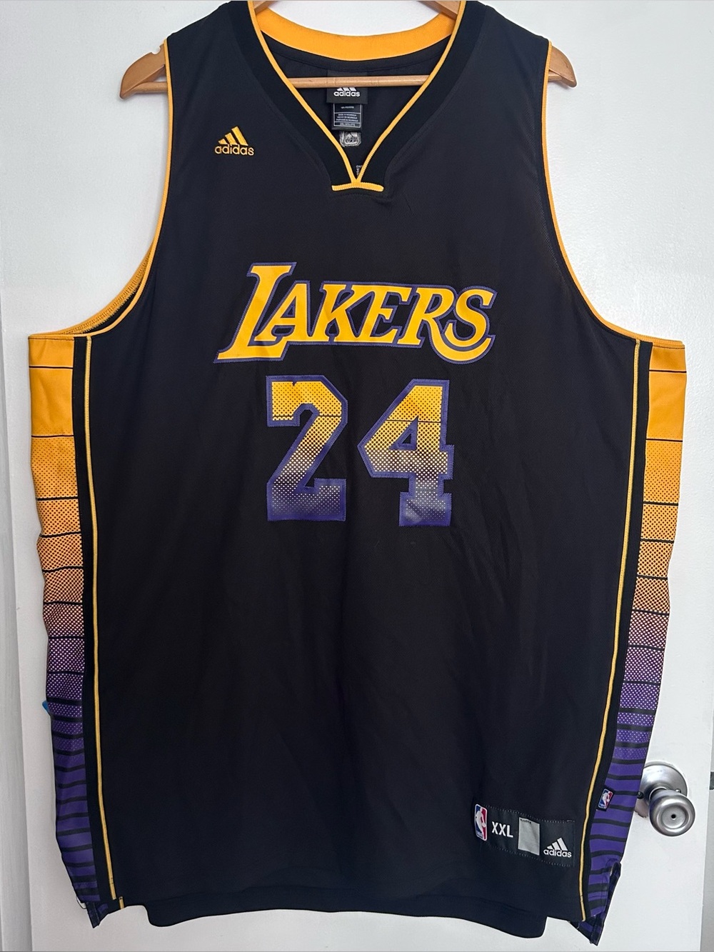 NBA Adidas Los Angeles Lakers Kobe Bryant Jersey 24 Mens XXL